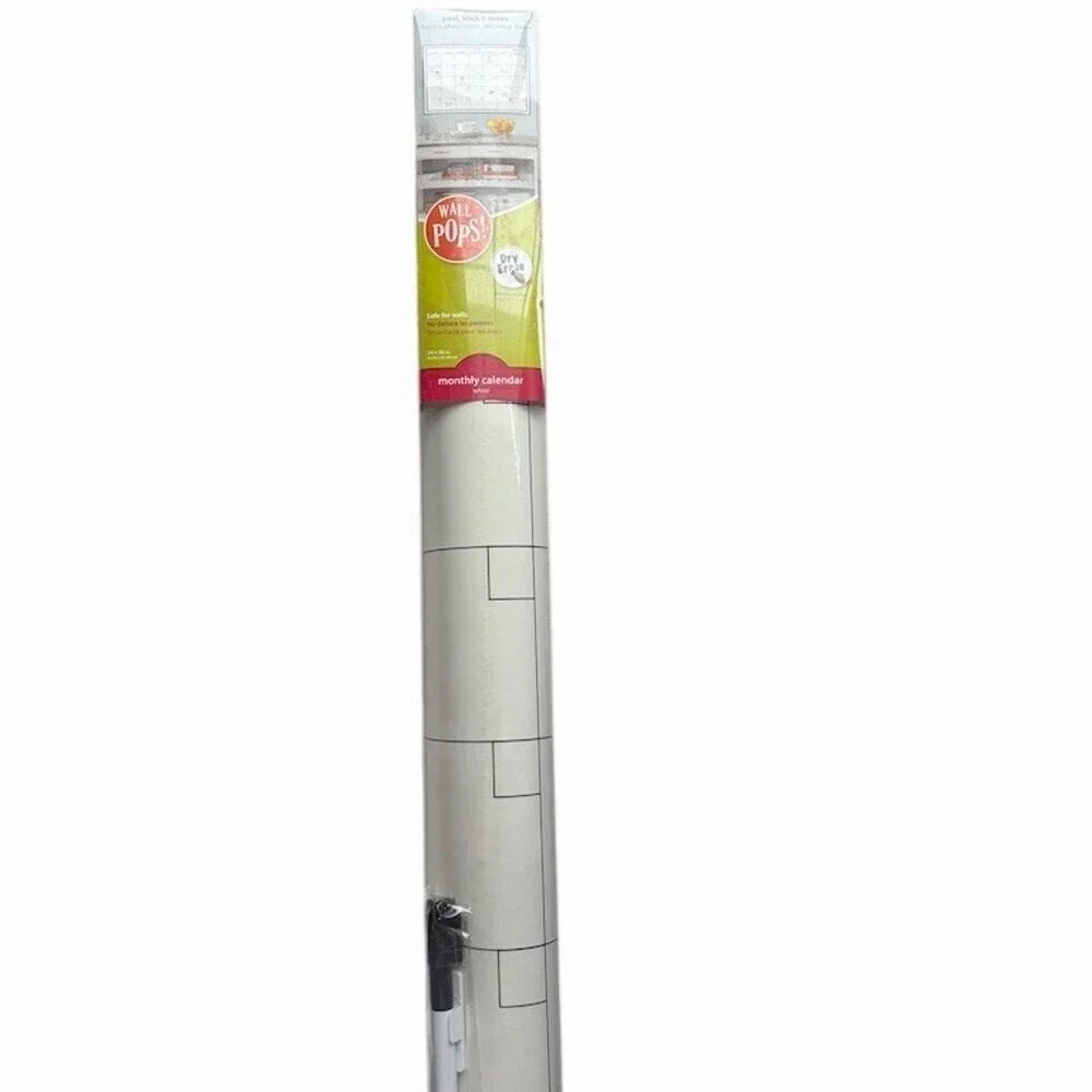 WallPops Peel & Stick Dry Erase Monthly Wall Calendar Decal w/ Marker